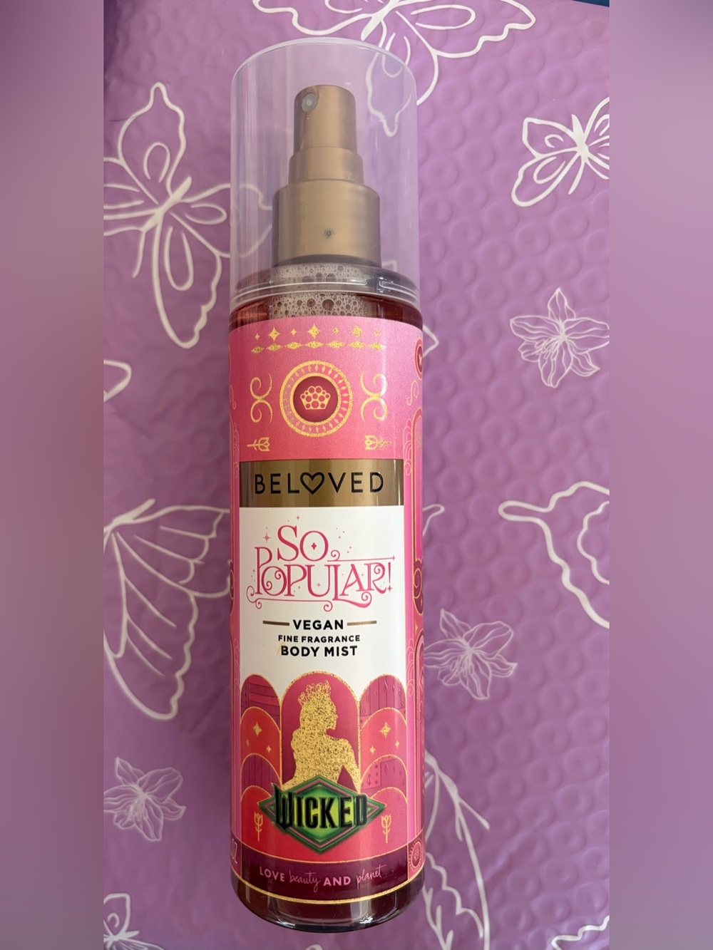 Wicked So Popular 8oz Vegan Body Mist — Pink